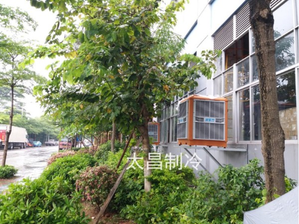 深圳某汽車配件廠車間環(huán)?？照{(diào)降溫工程